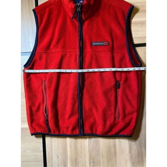 U.S. Expedition Zip Up Men’s Fleece Vest - Picture 5 of 5